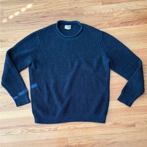 Men’s L.L. Bean Organic Cotton Waffle Sweater NEW